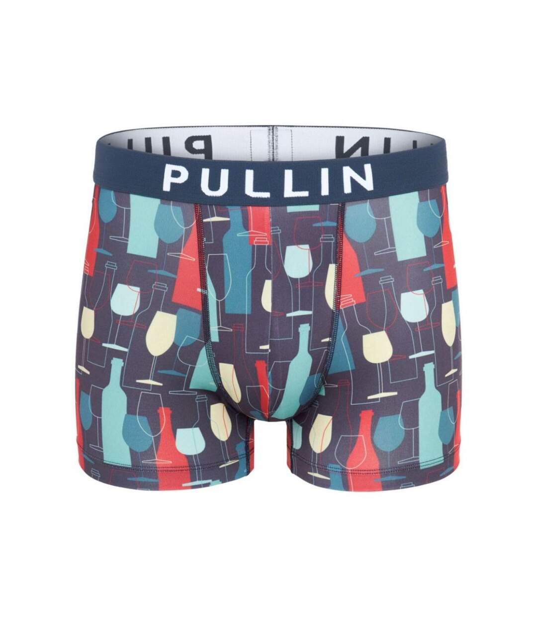 PULL IN Boxer Homme Microfibre SOFRENCH Marine-1