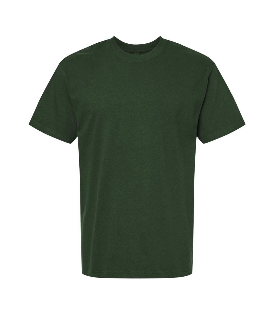 Unisex Adult Hammer Maxweight Cotton Blend T-shirt Forest Green Gildan-1