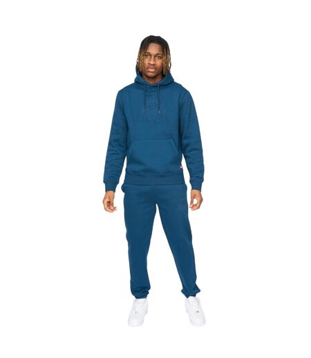 Mens Tonally Brushed Fleece Oversized Hoodie Teal Kings Will Dream