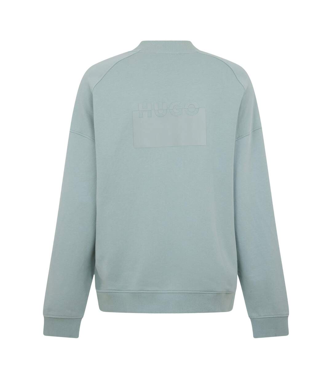 Sweat Manches Raglan Delastcrew Homme Vert Pastel Hugo Boss-3