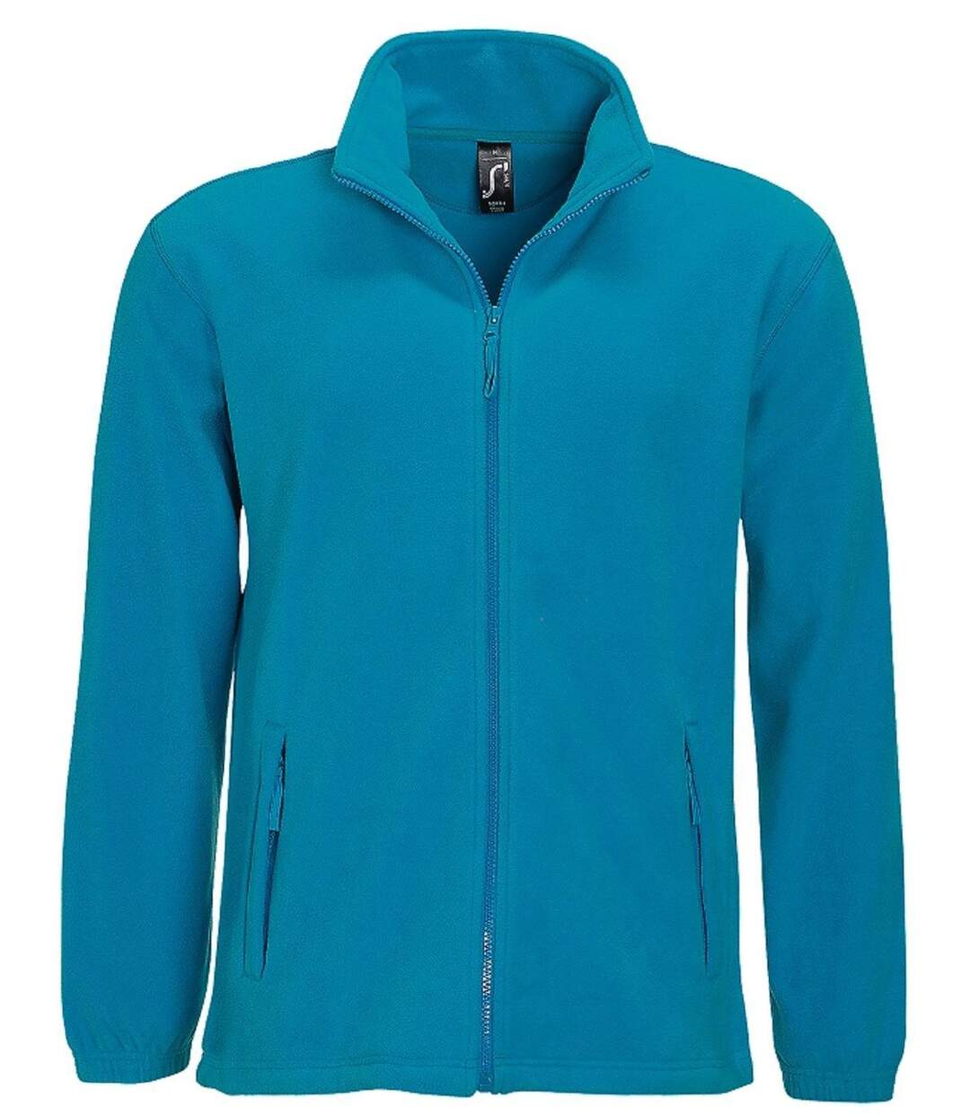 Veste polaire zip intégral - 55000 - bleu aqua