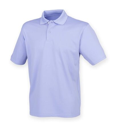 Henbury Mens Coolplus® Pique Polo Shirt (Sapphire Blue)