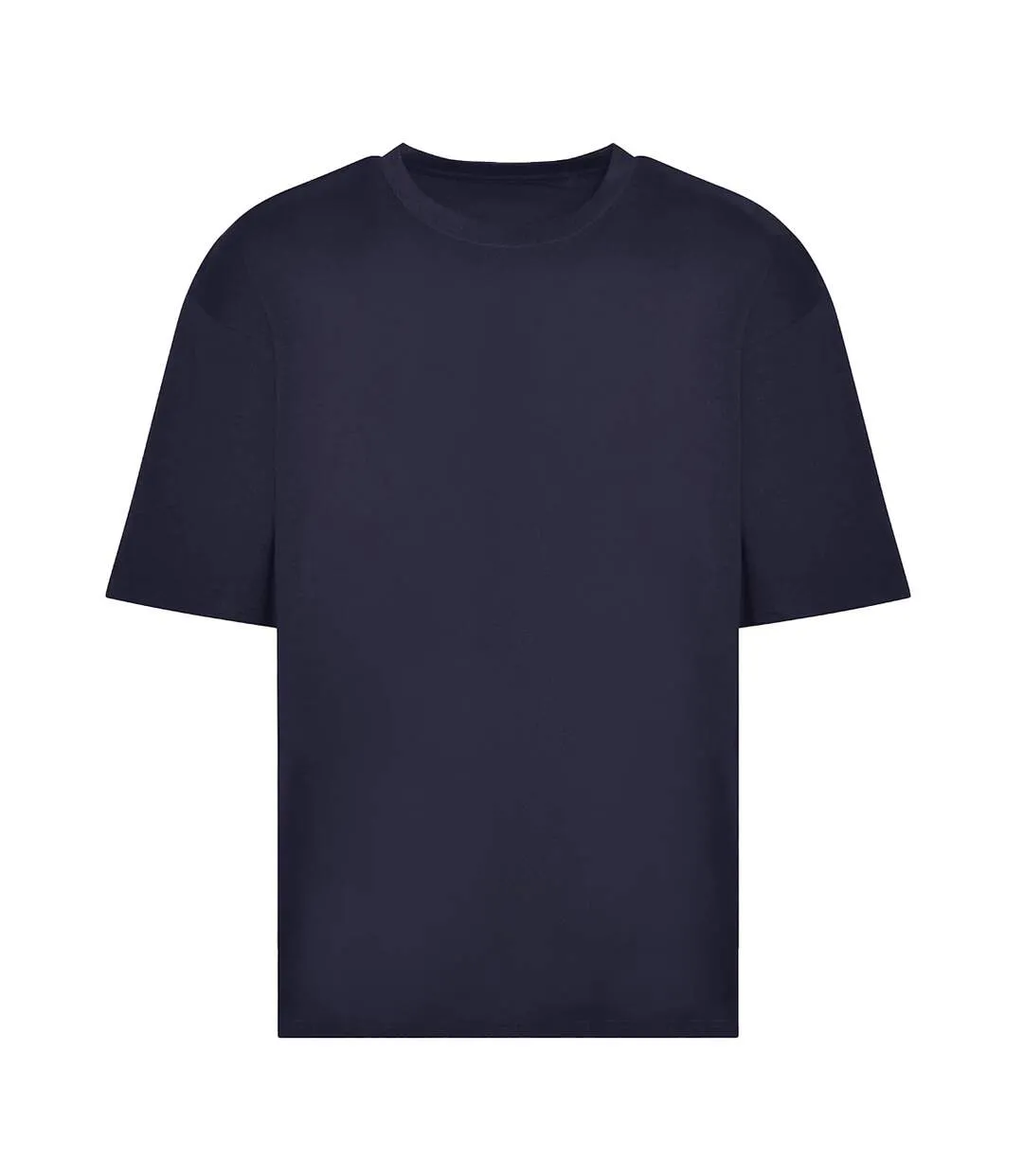 Mens Cotton T-shirt New French Navy Awdis-1