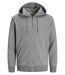 Sweat zippé à capuche - JACK&JONES - Unisexe - JJ3907 - gris clair mélange