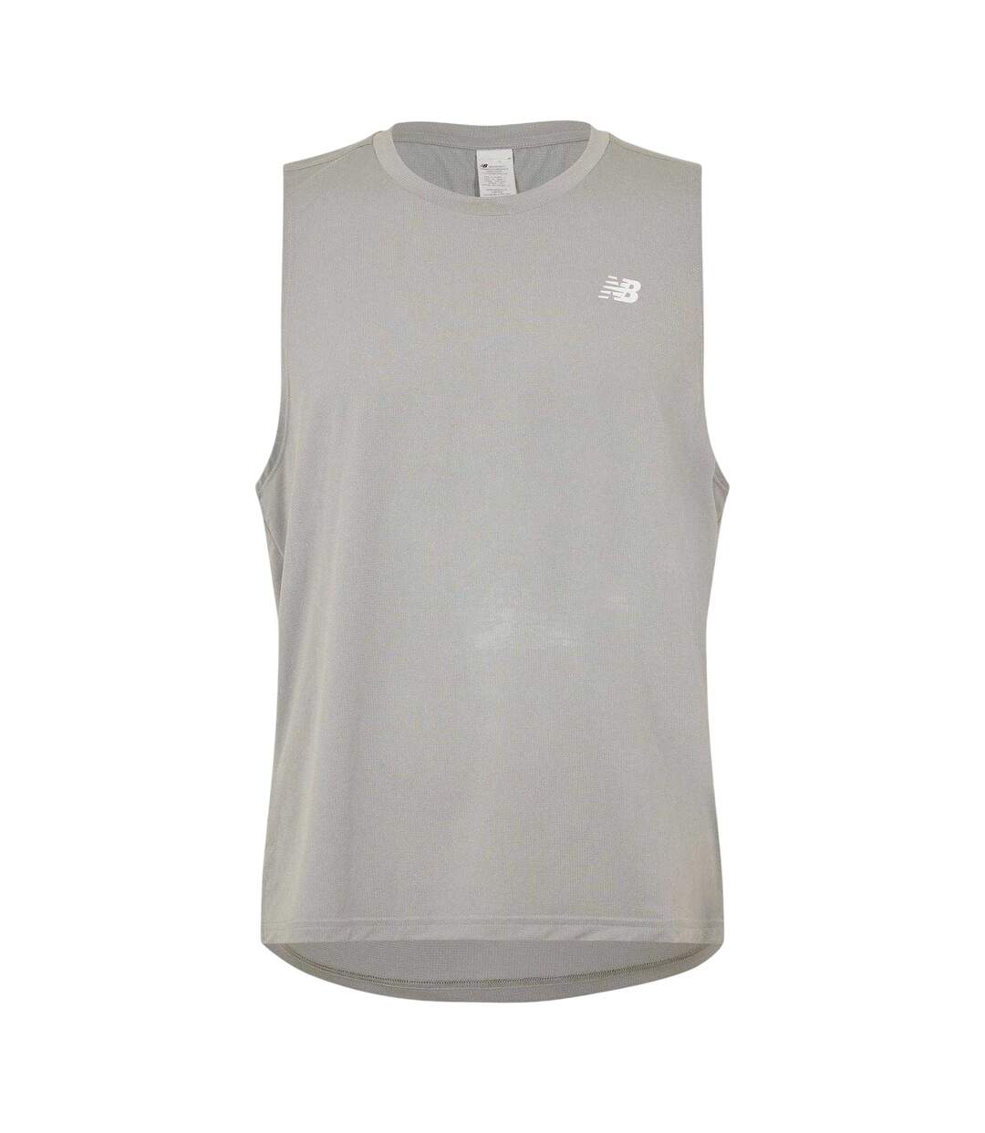 Mens Accelerate Running Tank Top Grey New Balance-1