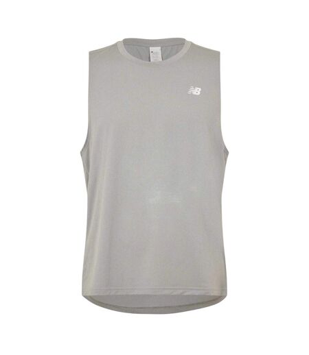 Mens Accelerate Running Tank Top Grey New Balance