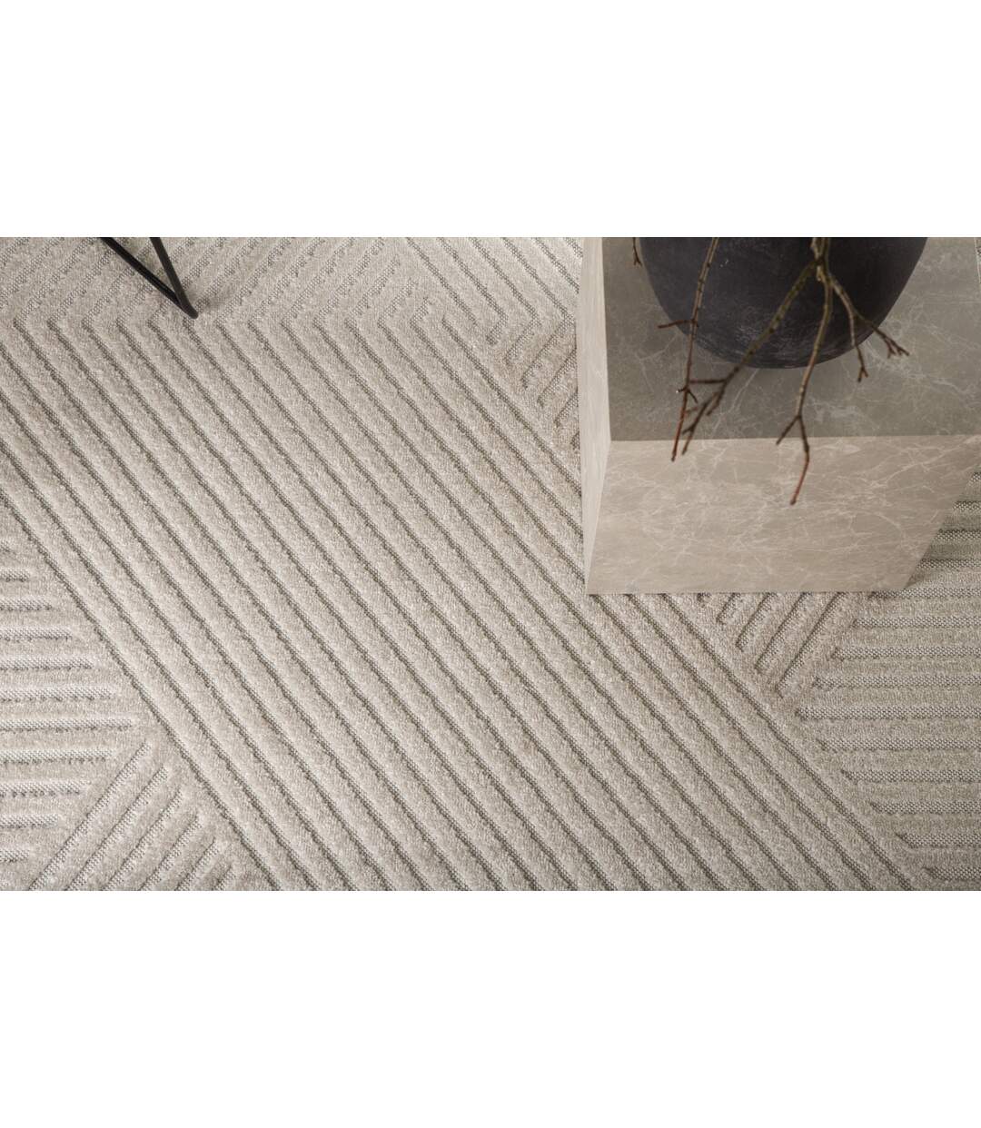 Tapis Design Aron Solar 160x230cm Naturel-5