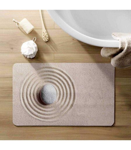 Tapis de Bain Imprimé Serena 50x80cm Beige