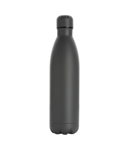Stainless steel 750ml water bottle one size grey XD Collection