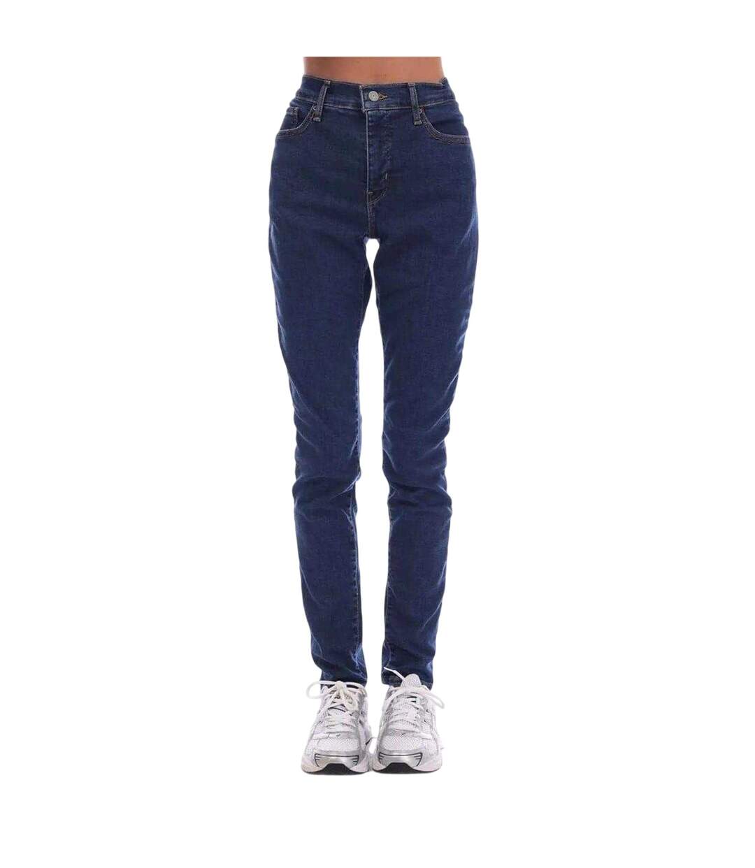 Womens/ladies Denim Skinny Jeans Light Stonewash Levis-1
