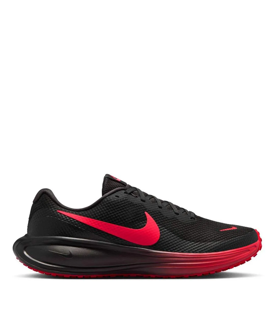 Mens Revolution 7 Trainers Black Red Nike-1