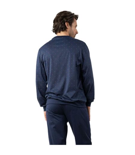 Pyjama long col rond homme Mercerisé Eminence