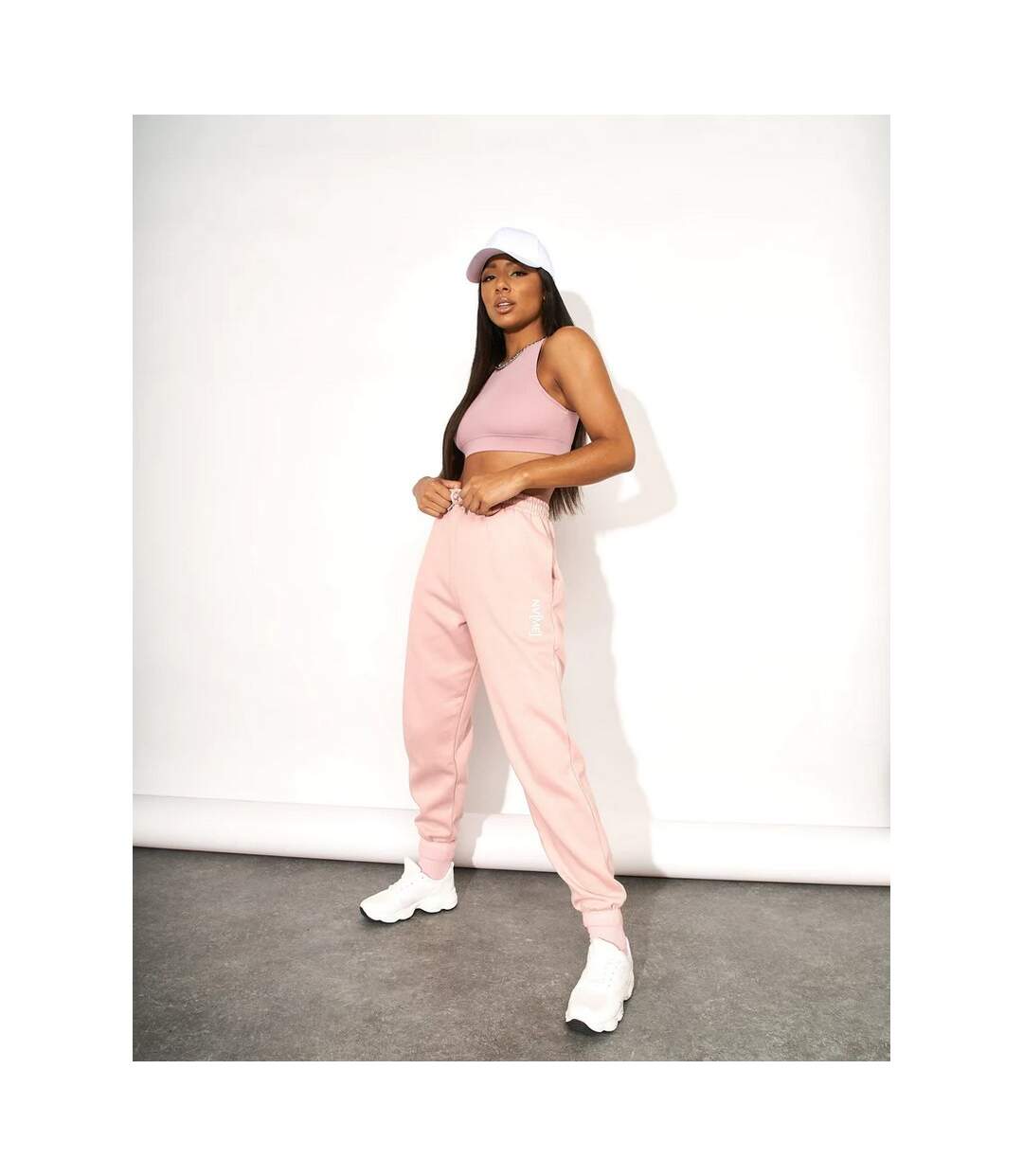 NVME Womens/Ladies Rosabel Sweatpants (Grey Marl)