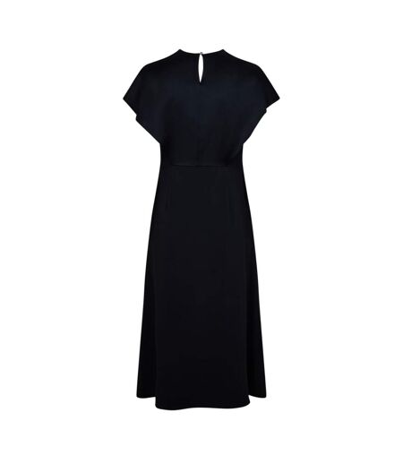 Robe Mi-longue Femme Noir Boss