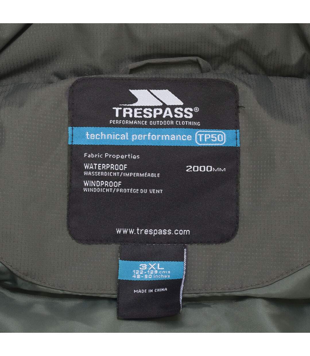 Trespass Mens Clasp Padded Gilet/Bodywarmer (Olive)