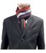 Giovanni Cassini - Écharpe Homme Luxe Rayures-5