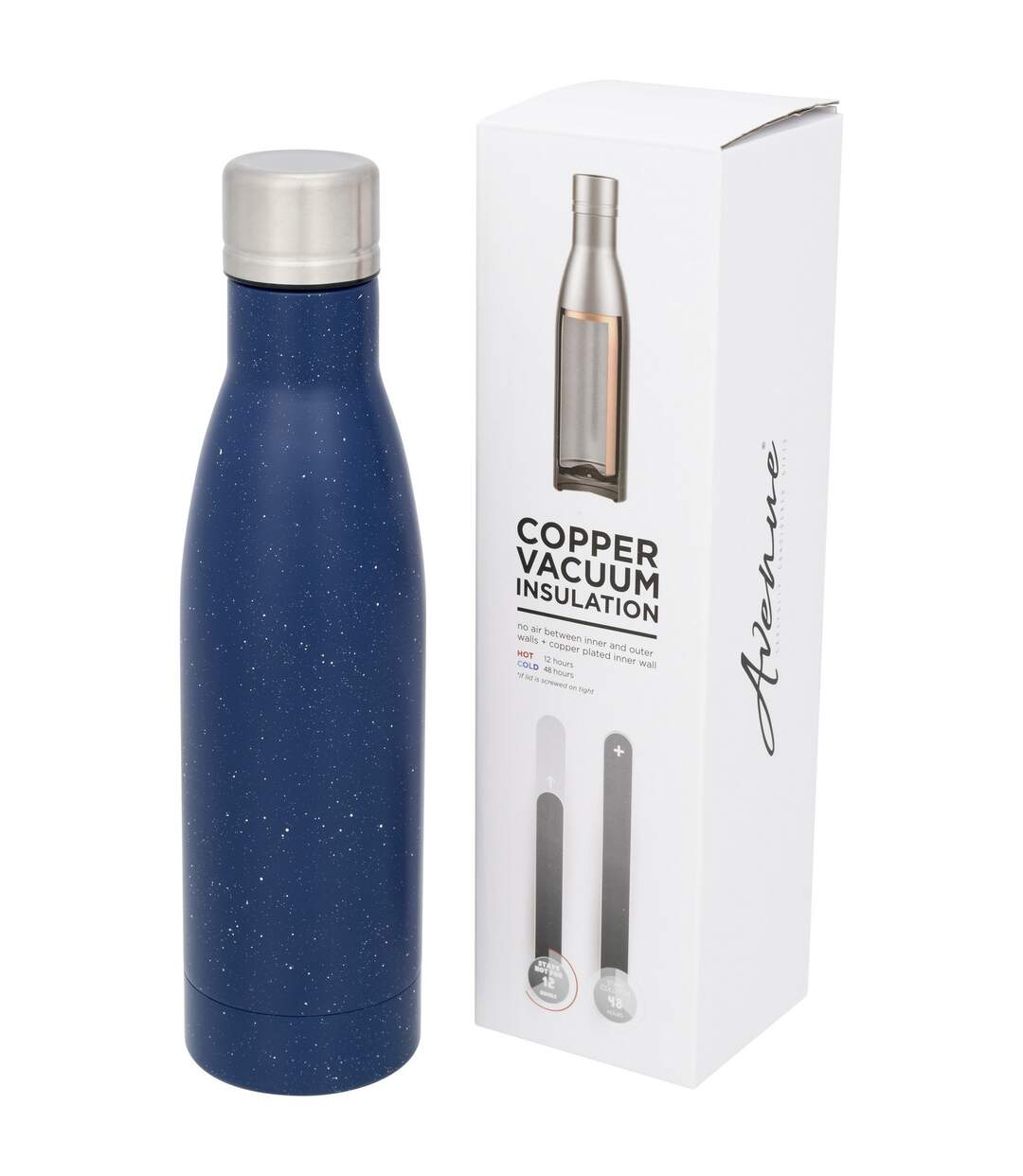 Vasa speckled copper vacuum insulated bottle one size blue Avenue