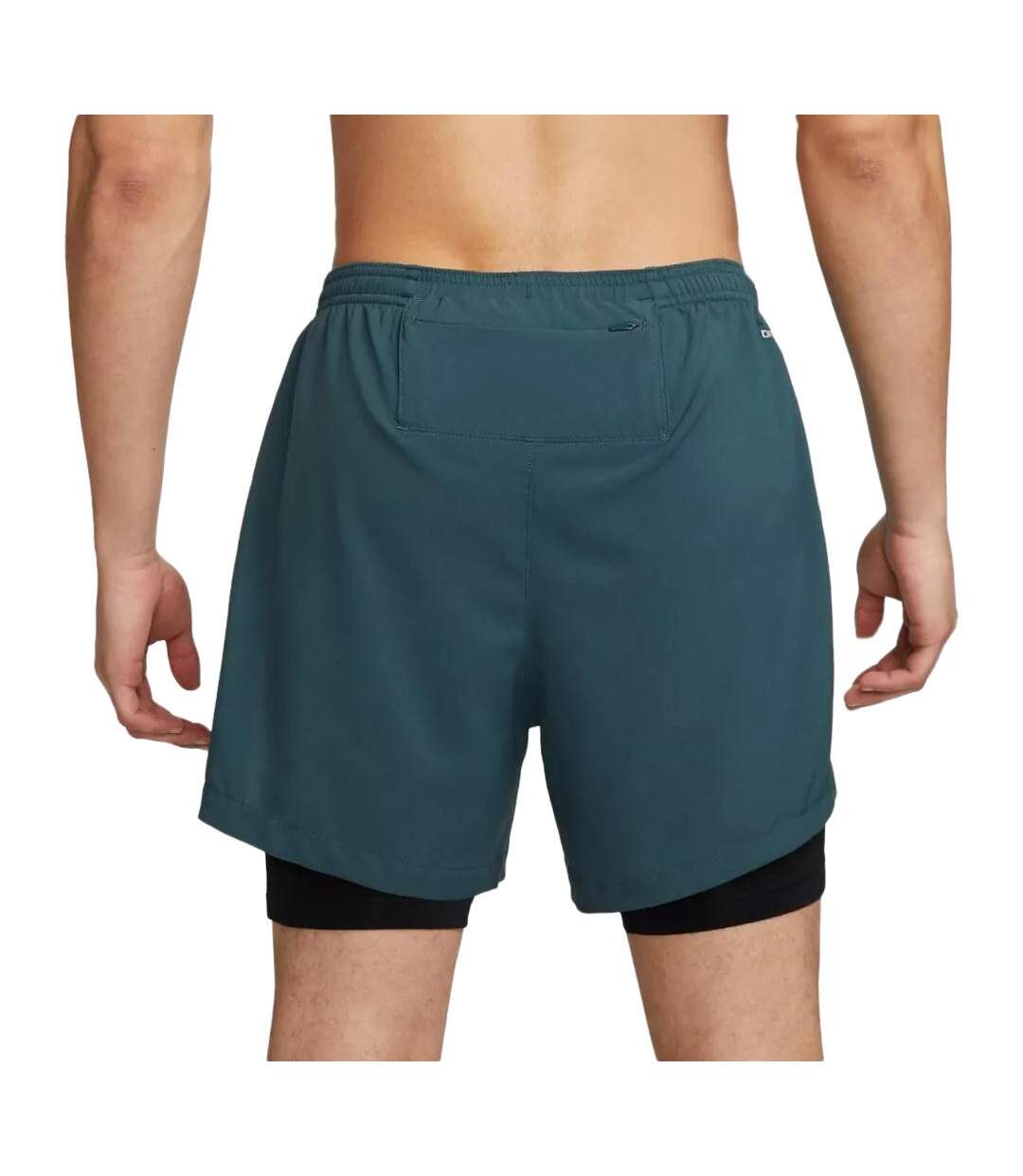 Short de running vert/noir homme nike stride - s-2