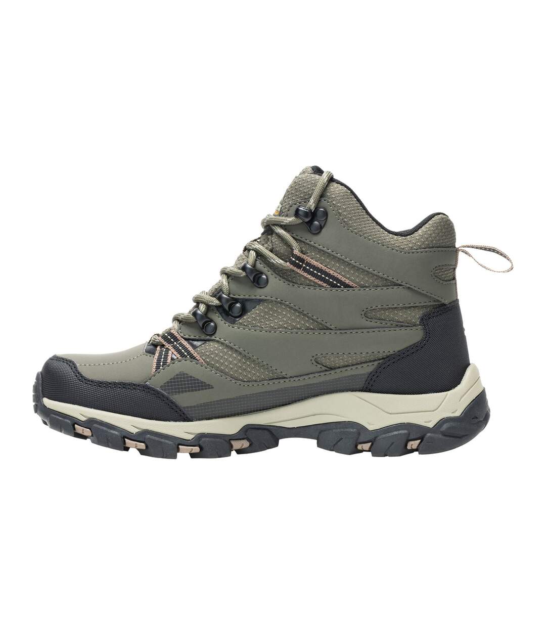 Bottines De Marche Holcombe Femme Kaki Foncé Marron Foncé Regatta-2
