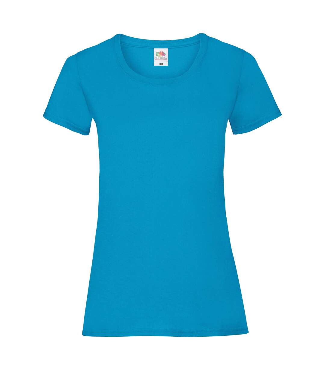 T-shirt femme azur Fruit of the Loom-1