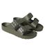 Claquettes shore femme vert kaki Animal-1