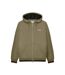 Veste À Capuche Homme Vert Kaki Noir Lambretta-2