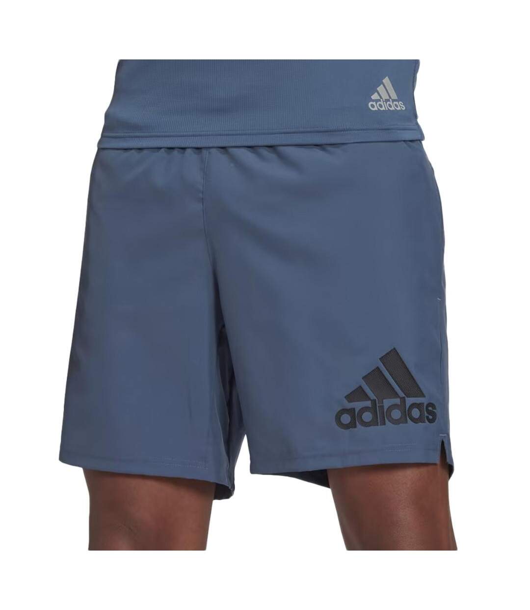 Short de Running Bleu Homme Adidas Run - L5