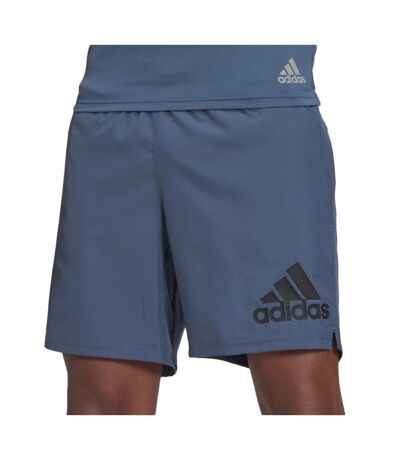 Short de Running Bleu Homme Adidas Run - L5