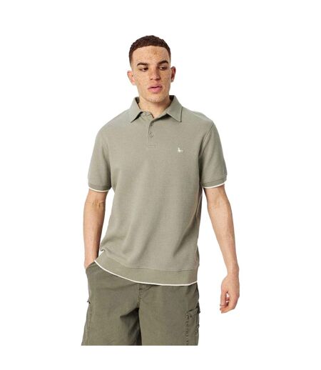 Polo Manches Courtes Homme Sauge Argenté Jack Wills