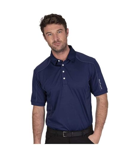 Polo de golf surpiqué pour hommes encre Island Green