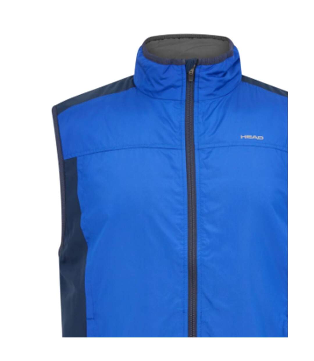 Veste Sans Manches Sans Manches Motif/style Blocs De Couleurs Endurance Homme Bleu Head-3