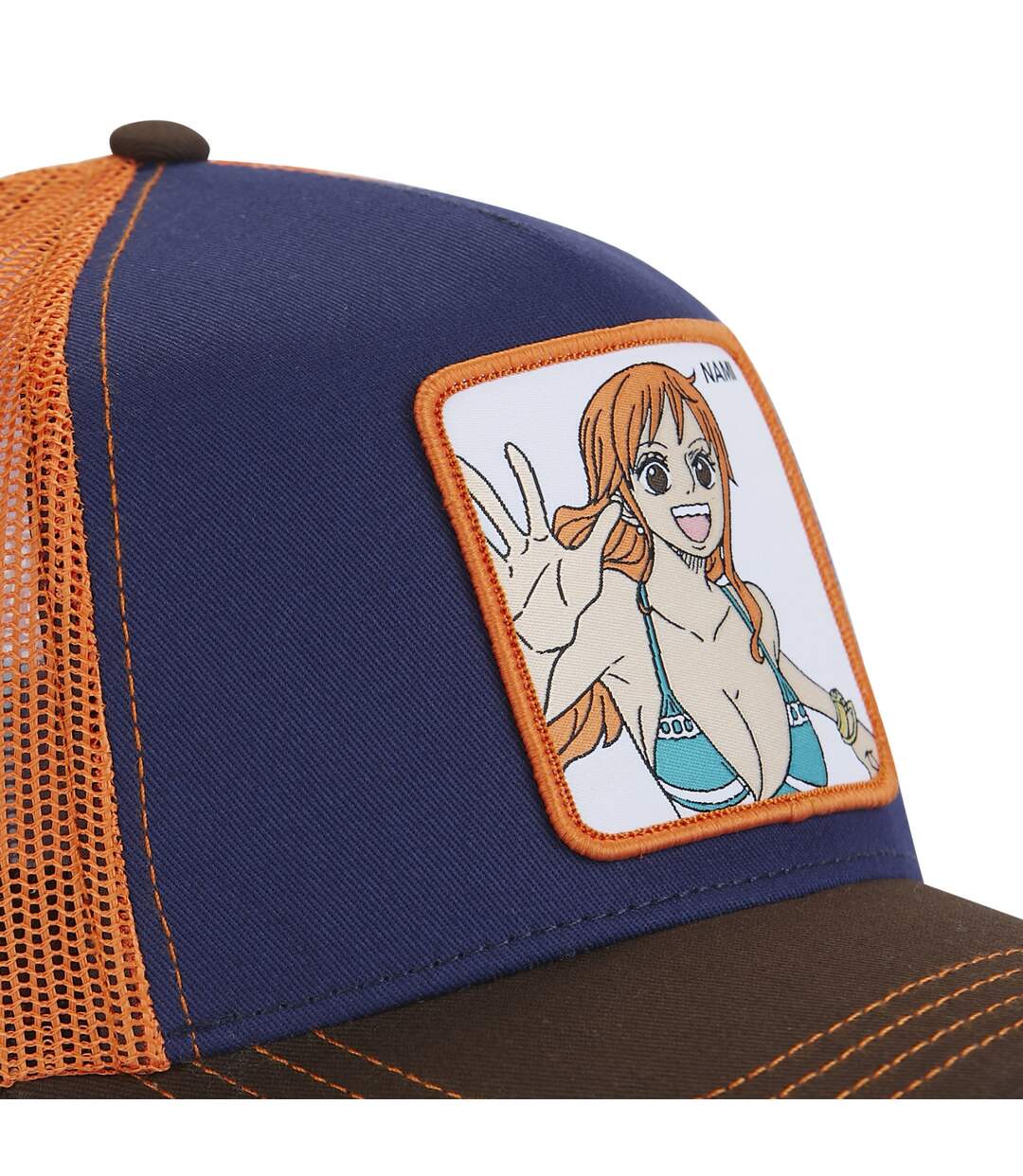 Casquette trucker avec filet One Piece Nami Capslab-3