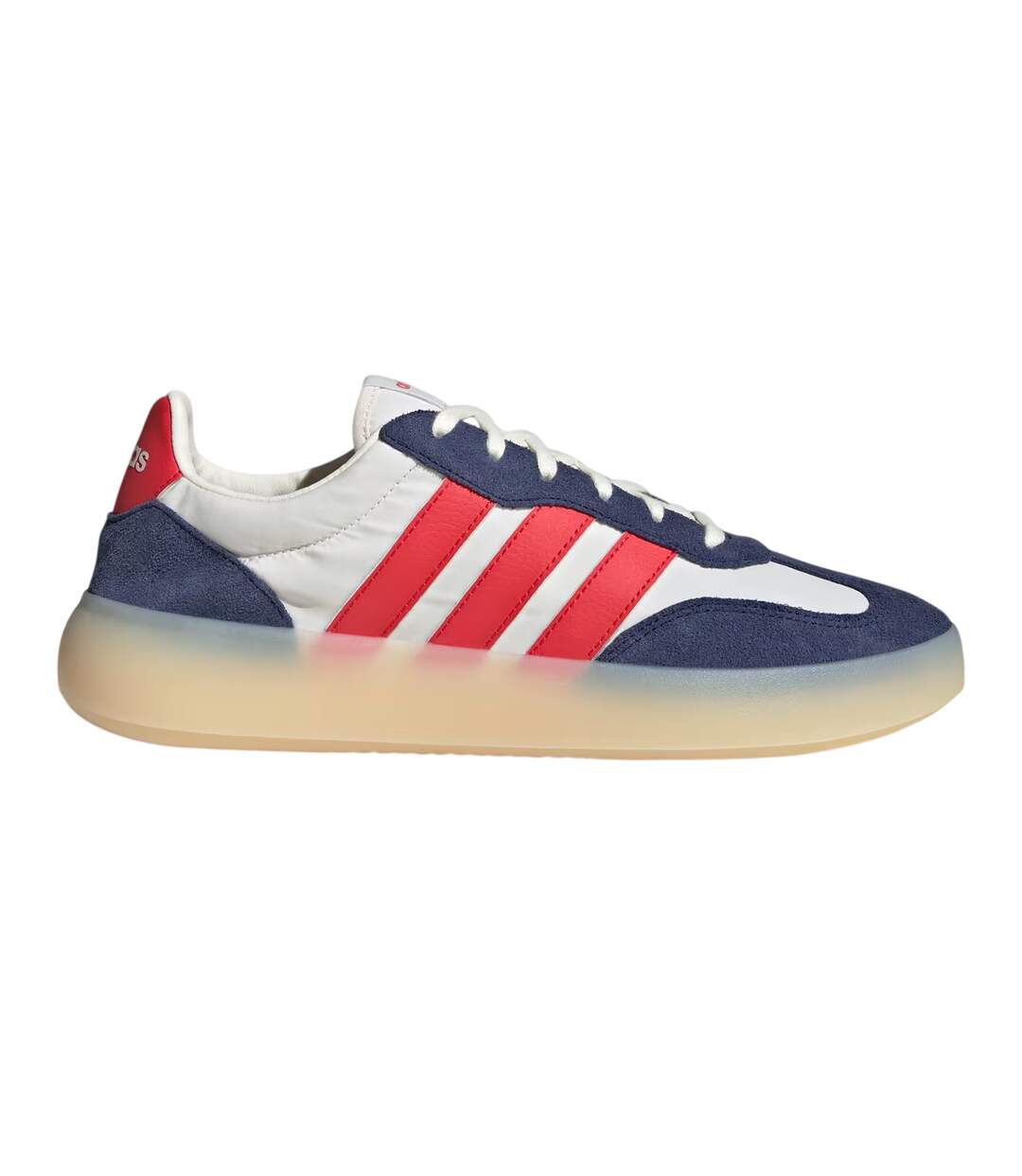 Mens Barreda Decode Suede Trainers White Red Blue Adidas-1