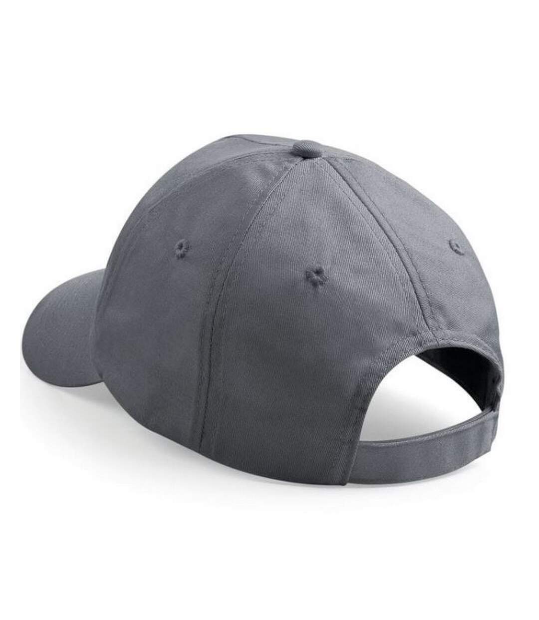 Casquette baseball adulte unisexe gris Beechfield-2