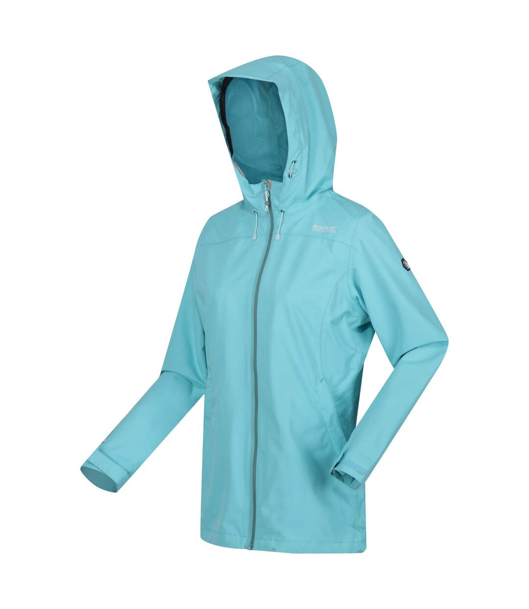 Veste imperméable hamara femme bleu turquoise pâle Regatta-3