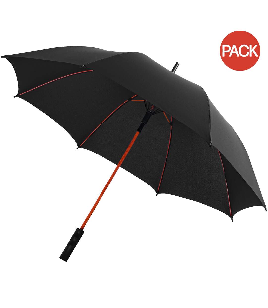 Parapluie spark taille unique noir / rouge Avenue-1