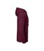 Sweat Uni À Capuche Iconic Premium Adulte Bordeaux Fruit Of The Loom-4