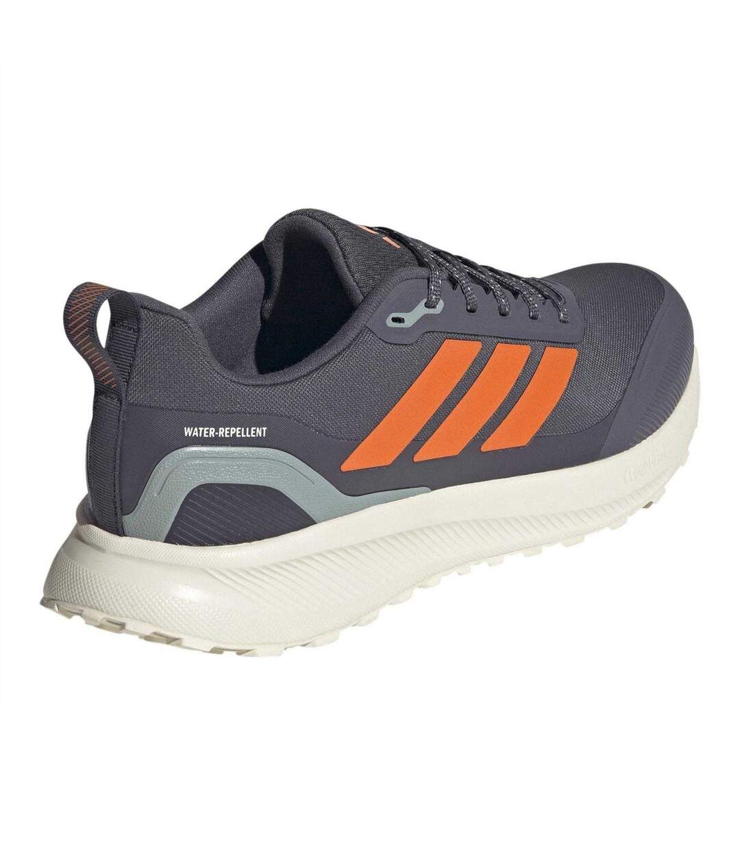 Mens Runfalcon 5 Water Repellent Shoes Aurora Green Orange Adidas-2