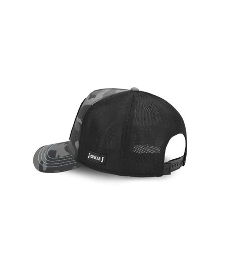 Casquette trucker premium en sergé de coton Rick & Morty Black Camo Capslab