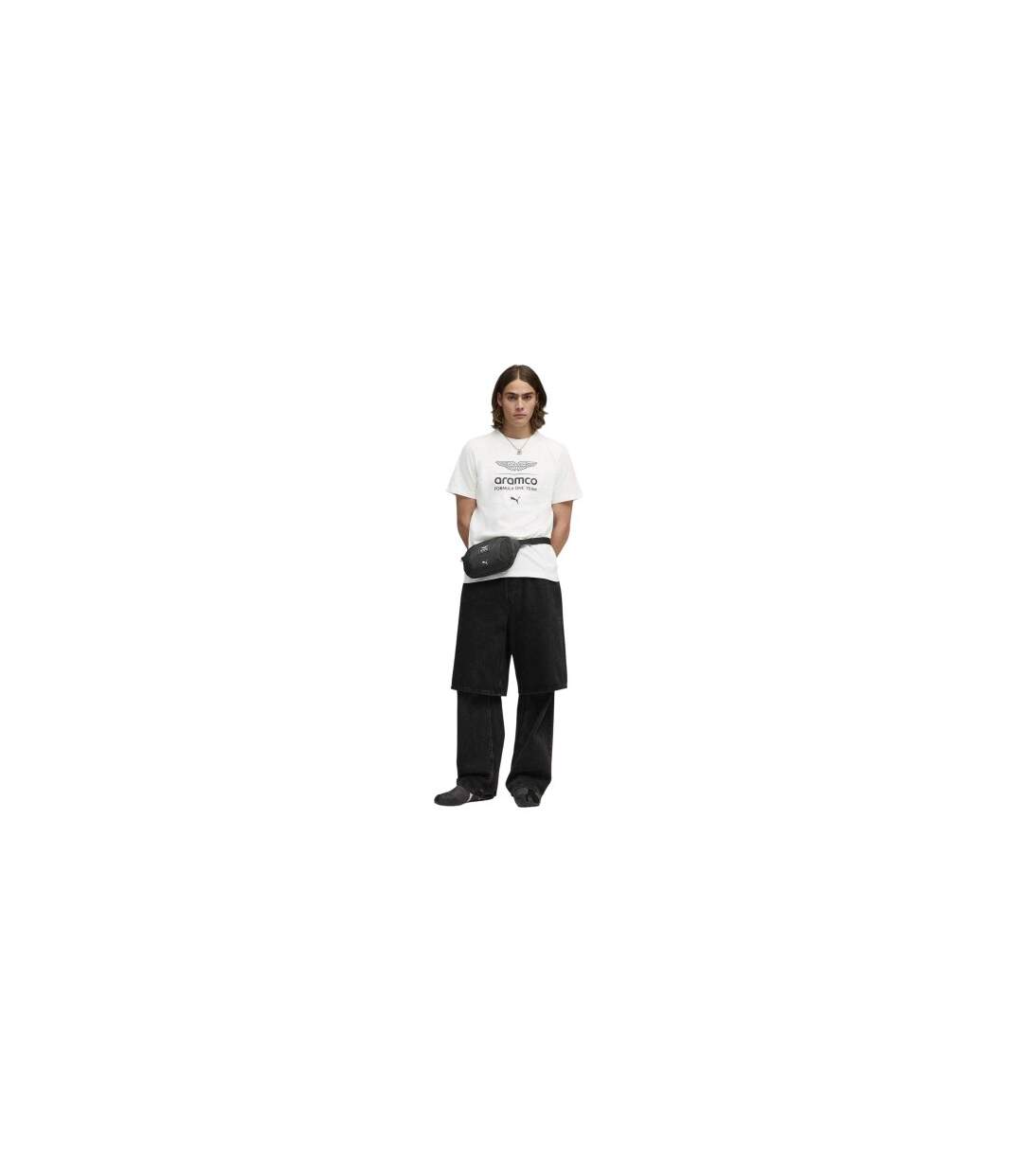 Mens Aston Martin F1 T-shirt  White Puma-1