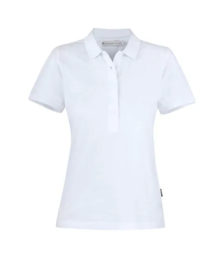 Polo Neptune Femme Blanc James Harvest