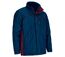 Parka de travail imperméable - Homme - REF THUNDER - bleu marine et rouge-1
