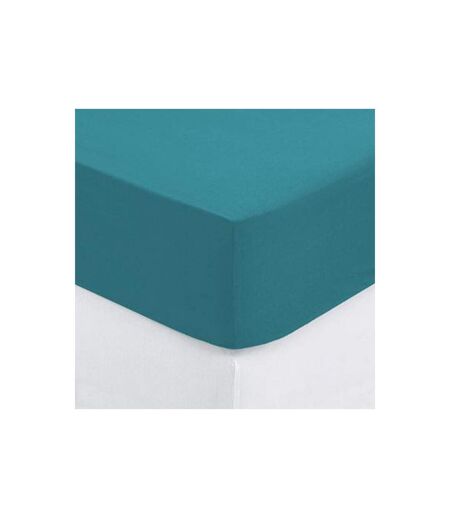 Drap Housse Intérieur 90x190cm Bleu Canard