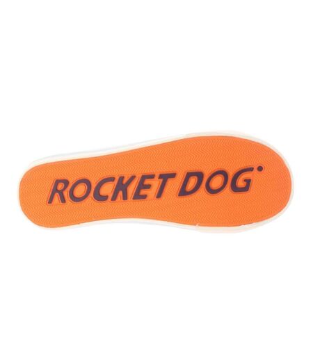 Womens/ladies Jazzin Bondi Denim Trainers Light Blue Rocket Dog