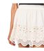 Mini Jupe Motif/style Broderie Quella Femme Gardénia Edited-4