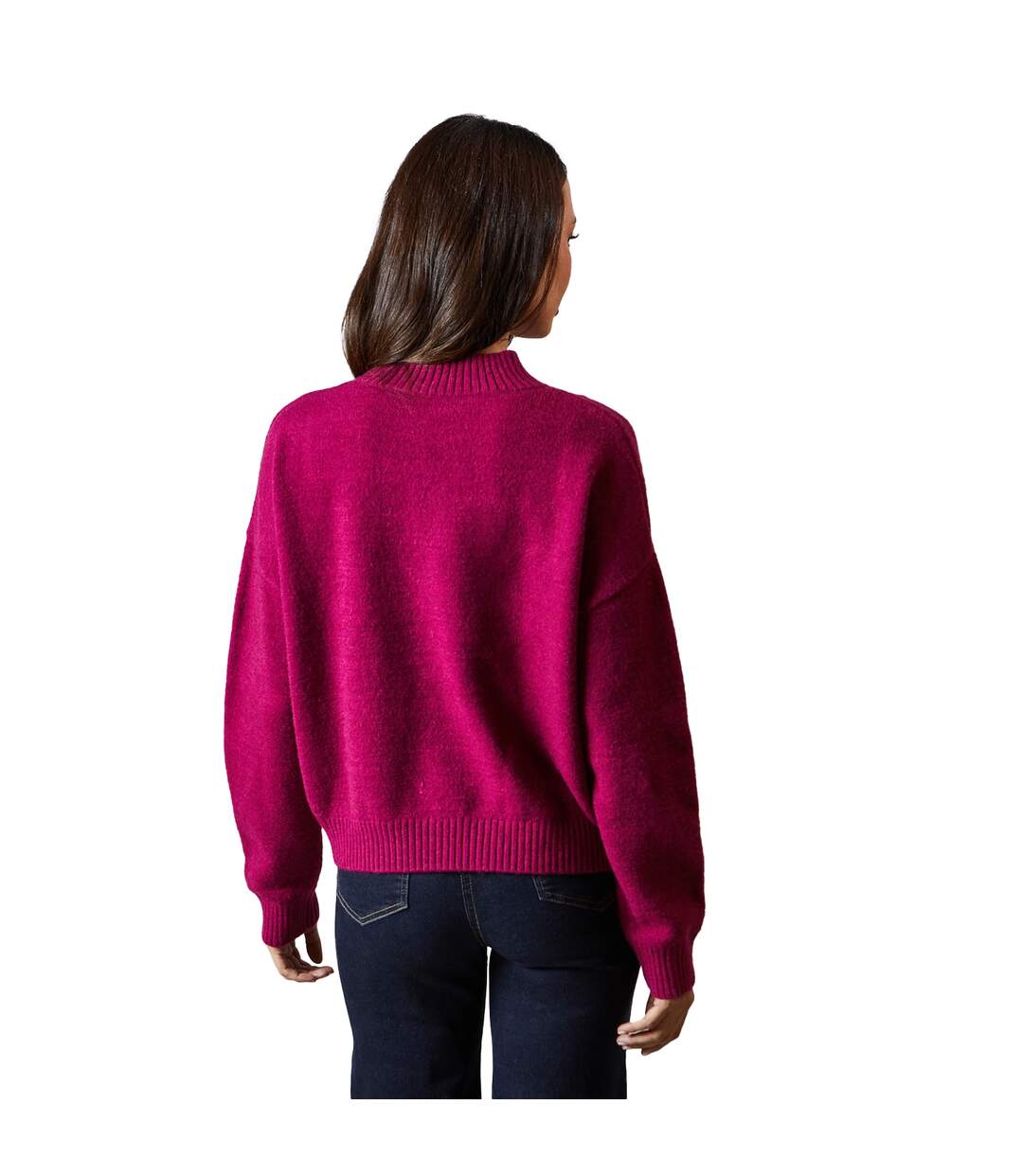 Pull Femme Rose Baie Principles-3