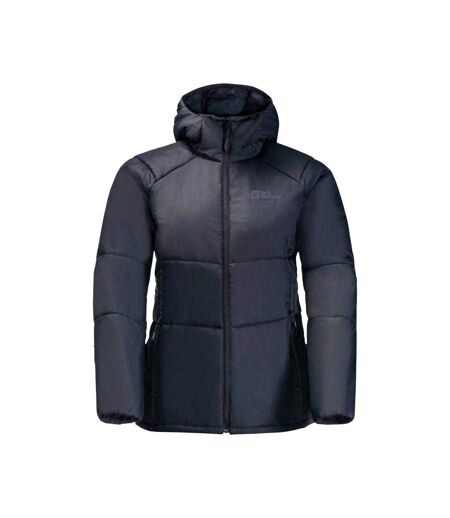 Doudoune Matelassée Bergland Ins Femme Bleu Marine Foncé Jack Wolfskin