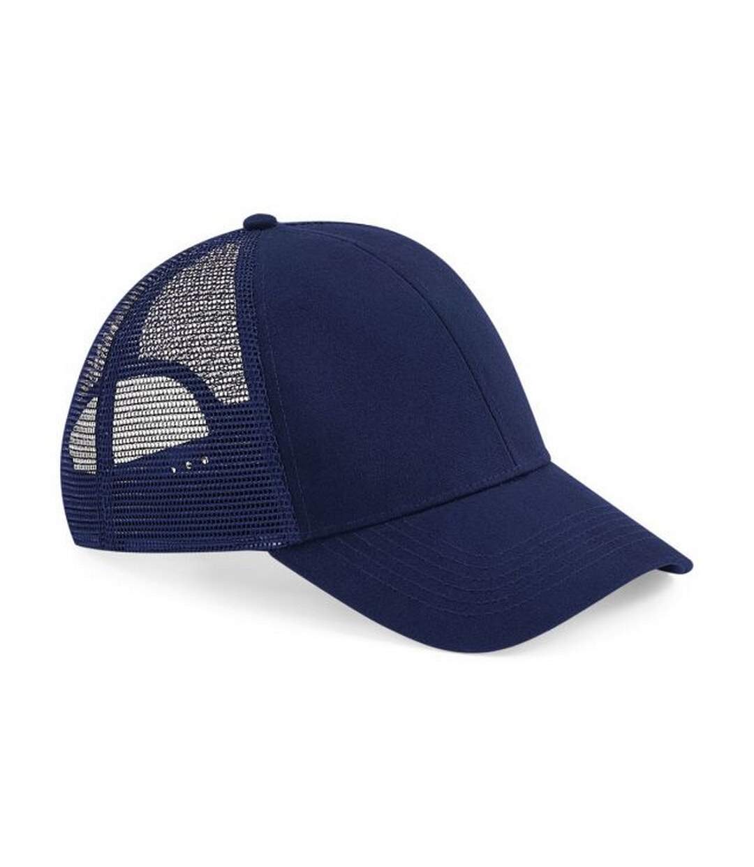 Unisex Adult Trucker Cap Oxford Navy Beechfield-1