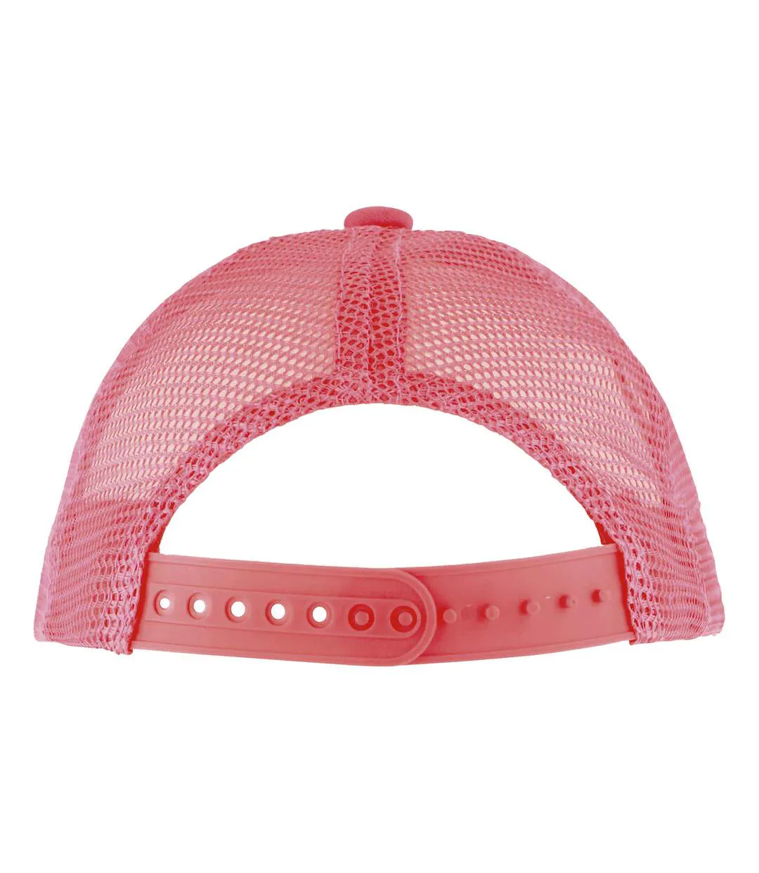 Casquette de baseball bubble enfant blanc / corail néon SOLS-2
