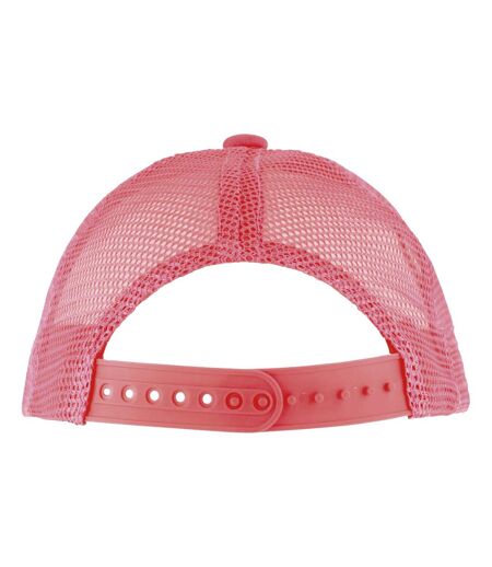 Casquette de baseball bubble enfant blanc / corail néon SOLS